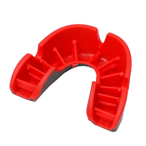 Капа для бокса OPRO Silver UFC (возраст 11+) Black/Red (ufc.102514001), изображение 4