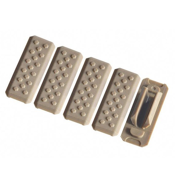 Накладки на цевье Strike industries 5pcs MLOK-Cover -V1-FDE (SI-MLOK-Cover-V1-FDE)