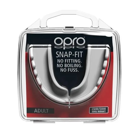Капа для бокса OPRO Snap-Fit (возраст 11+) Clear (art.002139015), изображение 5