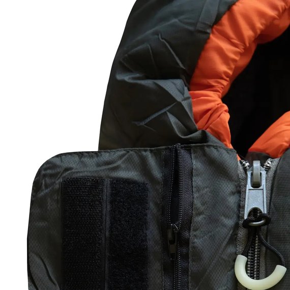 Спальный мешок Tramp Arctic Long кокон левый orange/grey 225/80-55 UTRS-048L-L, изображение 6