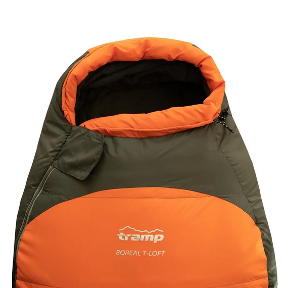 Спальний мішок Tramp Boreal Long кокон лівий orange/grey 225/80-55 UTRS-061L-L, зображення 7