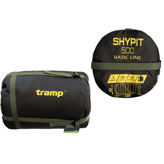 Спальный мешок Tramp Shypit 500 левый olive 220/80 UTRS-062R-L, изображение 8