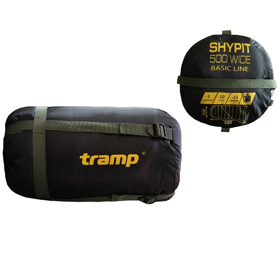 Спальный мешок Tramp Shypit 500XL одеяло левый olive 220/100 UTRS-062L-L, изображение 4