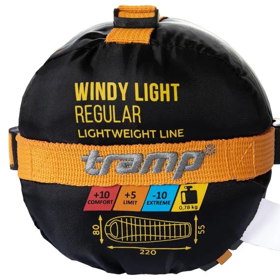 Спальный мешок Tramp Windy Light кокон левый UTRS-055-L, Сторона застежки: Левая, изображение 10