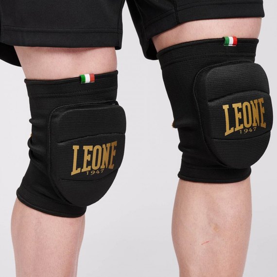 Наколінники Leone DNA Black (2шт) S/M (3285_500181), Розмір: S/M, Колір: Чорний/Золотий