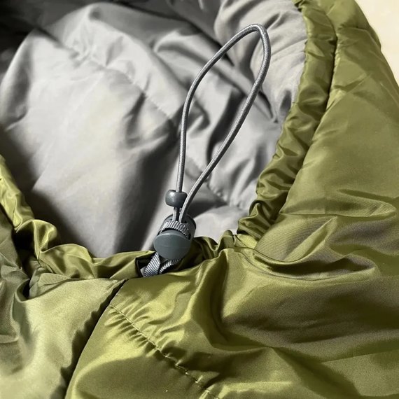 Спальный мешок Campout Linden (-1/-7°C), 195 см - Left Zip, Khaki (PNG 249347), изображение 2