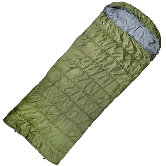 Спальный мешок Campout Oak XL (6/1°C), 190 см - Left Zip, Khaki (PNG 251746)