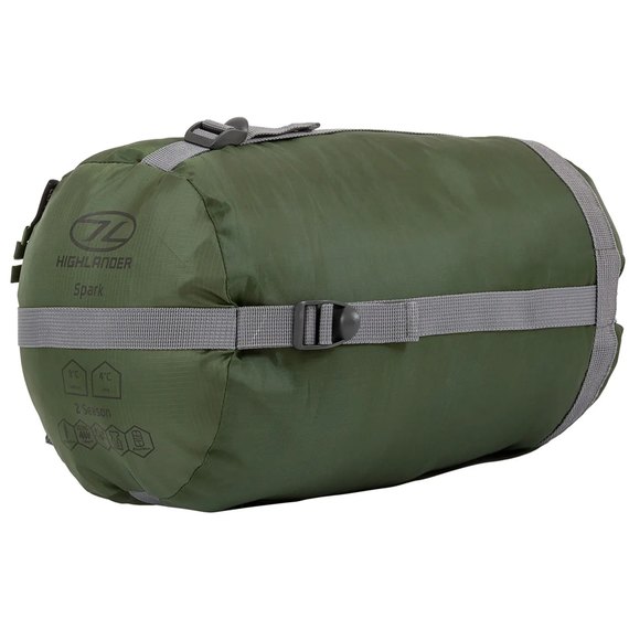 Спальный мешок Highlander Phoenix Spark 150/+4°C Olive Green Left (SB242-OG) 929693, изображение 9