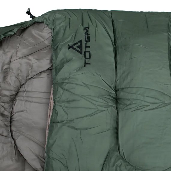 Спальний мішок Totem Fisherman XXL ковдра з капюшоном правий olive 190+30/90 UTTS-013-R, зображення 7