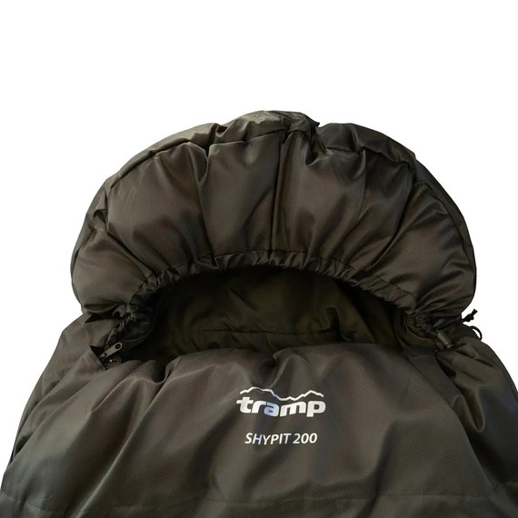 Спальный мешок Tramp Taiga 400XL одеяло правый олива 220/100 UTRS-060L-R, изображение 6