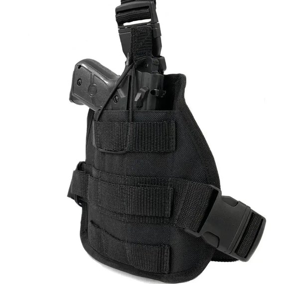 Кобура TTX на бедро для ПМ с Molle черный (LE2438)