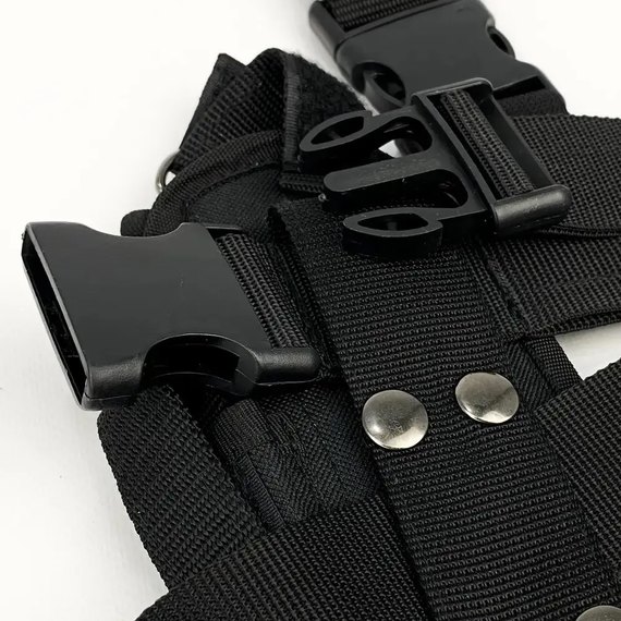 Кобура TTX на бедро для ПМ с Molle черный (LE2438), изображение 3