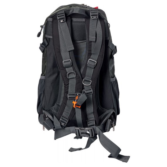 Рюкзак Skif Outdoor Tracker, 40L black (9653B), Цвет: Чёрный/Красный, изображение 3