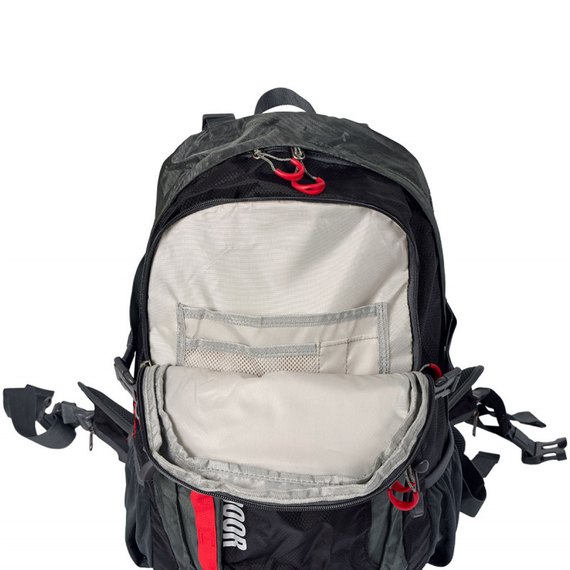 Рюкзак Skif Outdoor Tracker, 40L black (9653B), Цвет: Чёрный/Красный, изображение 5