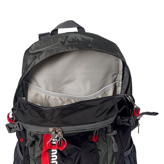 Рюкзак Skif Outdoor Tracker, 40L black (9653B), Цвет: Чёрный/Красный, изображение 6