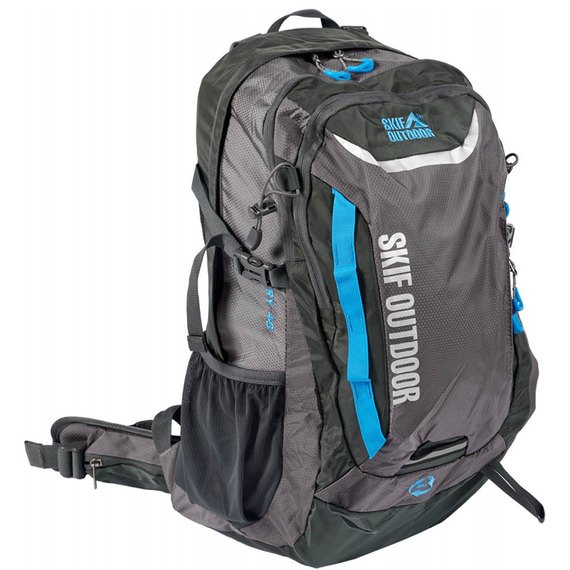 Рюкзак Skif Outdoor Tracker, 40L dark gray (9653DG), Цвет: Серый/Голубой