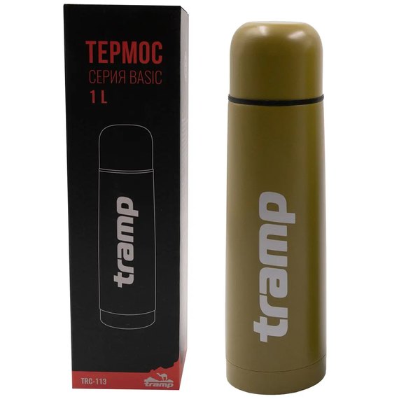 Термос Tramp Basic 1 л, хаки UTRC-113-khaki, Цвет: Khaki, изображение 2