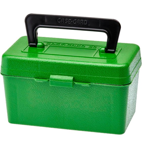 Коробка MTM H50-RM на 50 патронов кал. 22-250 Rem зеленый (H50-RM-10), изображение 2