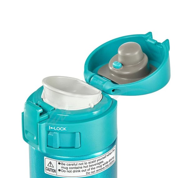 Термокружка Zojirushi 0.48 л SM-KHE48GC, Цвет: Бирюзовый, изображение 2