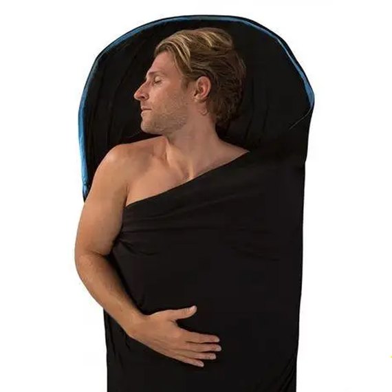 Вкладыш для спального мешка Sea to Summit Thermolite Reactor Liner, 210 см, Black (STS AREACTOR), изображение 2