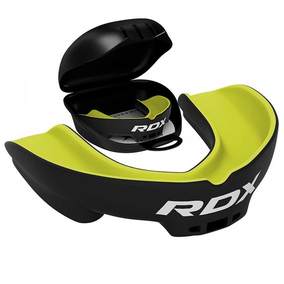 Капа для боксу RDX Gel 3D Pro Black/Green (3284_403004), Колір: Black/Green