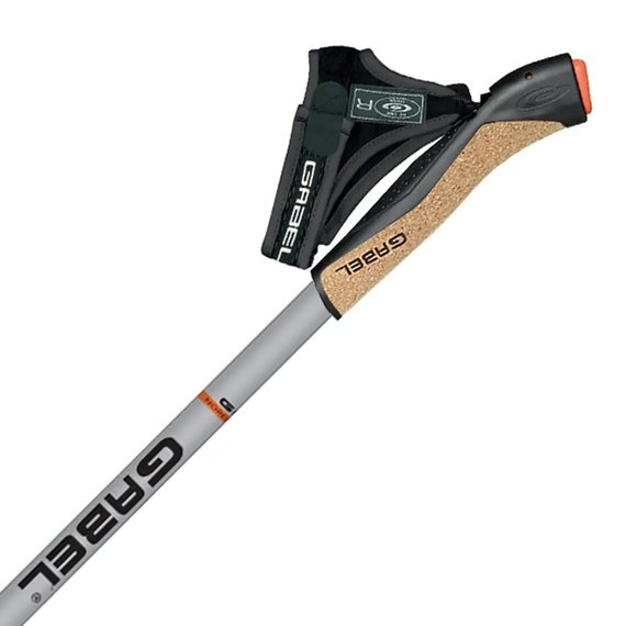 Палиці для скандинавської ходьби Gabel X-1.35 Active Knife Black/Orange 110 (7008361151100), зображення 2