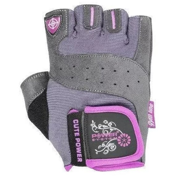 Рукавички для фітнесу  Power System PS-2560 Pink XS (PS-2560_XS_Pink), Розмір: XS, Колір: Сірий/Рожевий, зображення 2