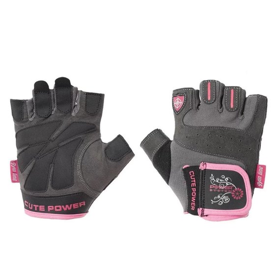Рукавички для фітнесу  Power System PS-2560 Pink XS (PS-2560_XS_Pink), Розмір: XS, Колір: Сірий/Рожевий, зображення 3