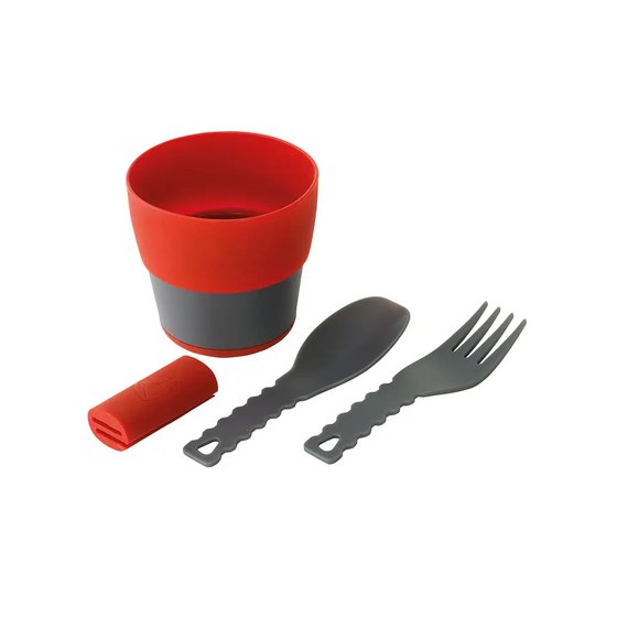 Набор туристической посуды Robens Leaf Meal Kit Fire Red (690276) 929209, изображение 5