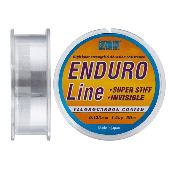 Ліска  Brain Enduro 50 m 0,123 mm #0.6 (1858.70.08), Діаметр, мм : 0.123 мм, Розривне навантаження, кг : 1.2