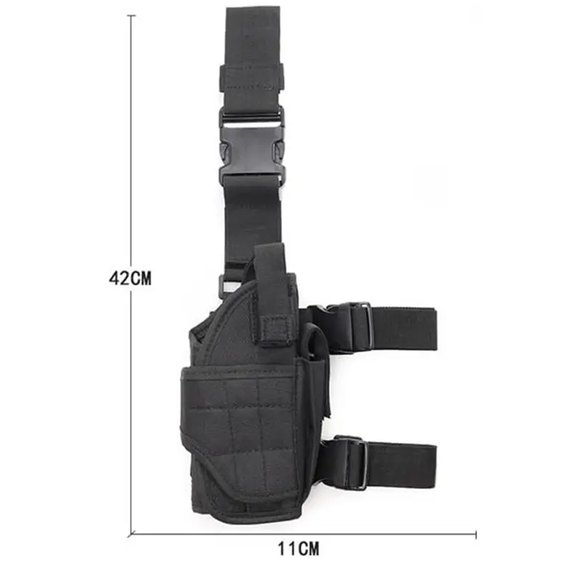 Кобура набедренная Smartex 3P Tactical ST-063 black (ST237), изображение 2