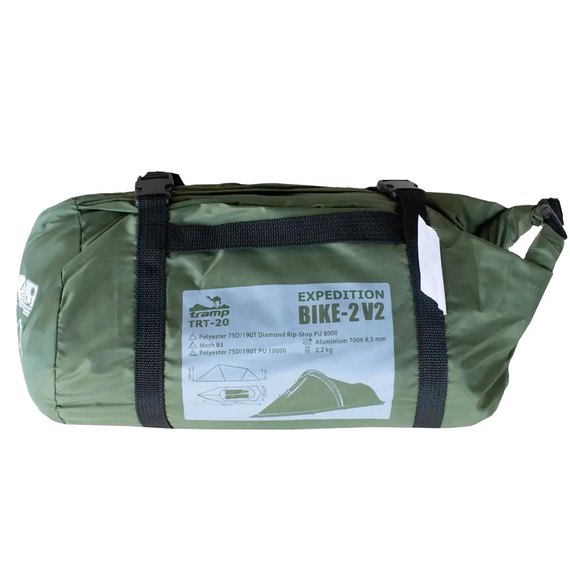 Палатка Tramp Bike 2 v2  зеленая UTRT-020-green, изображение 6