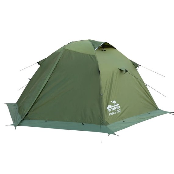 Палатка Tramp Peak 2 v2 зеленая UTRT-025-green, изображение 2