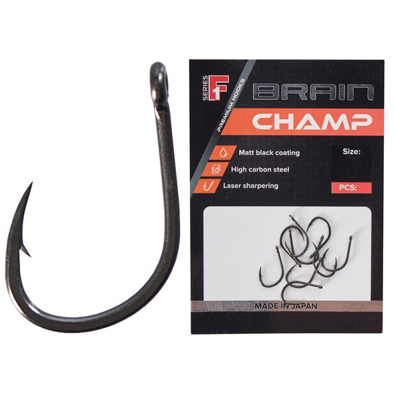 Гачок Brain F1 Champ #8 10 шт/уп (1858.80.19), Номер гачка, №: 8