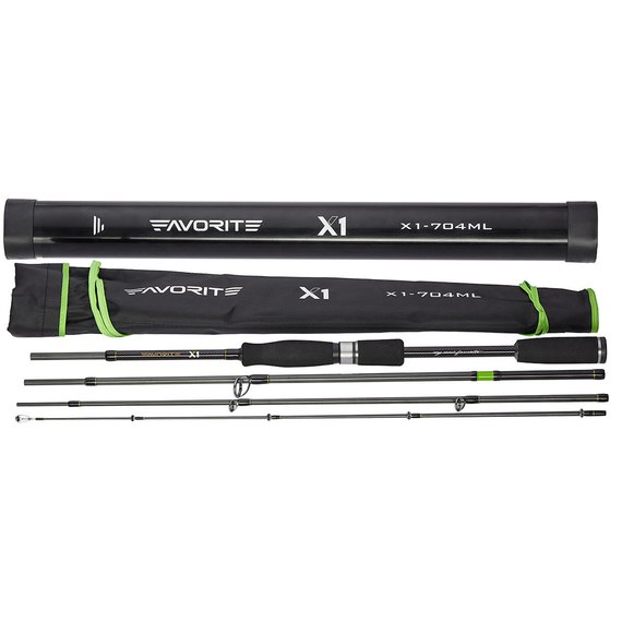 Спінінг Favorite X1 Travel 804H 2.44m 20-50g Ex.Fast (1693.04.88), Тест (грам), Max: 50, зображення 5