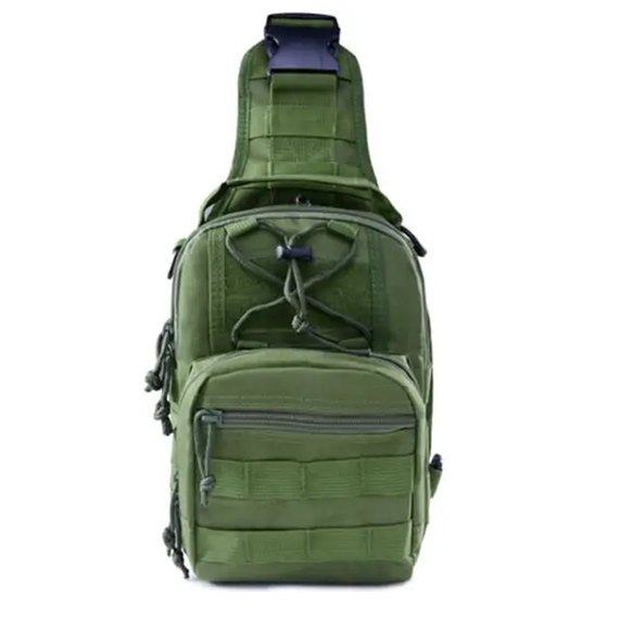 Тактическая сумка через плечо Smartex 3P Tactical 10 ST-050 army green (ST163), Цвет: Зелёный