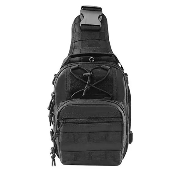 Тактическая сумка через плечо Smartex 3P Tactical 10 ST-050 black (ST166), Цвет: Чёрный