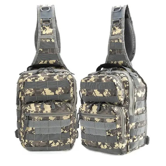 Тактическая сумка через плечо Smartex 3P Tactical 12 ST-102 acu camouflage (ST160), Цвет: Камуфляж, изображение 3