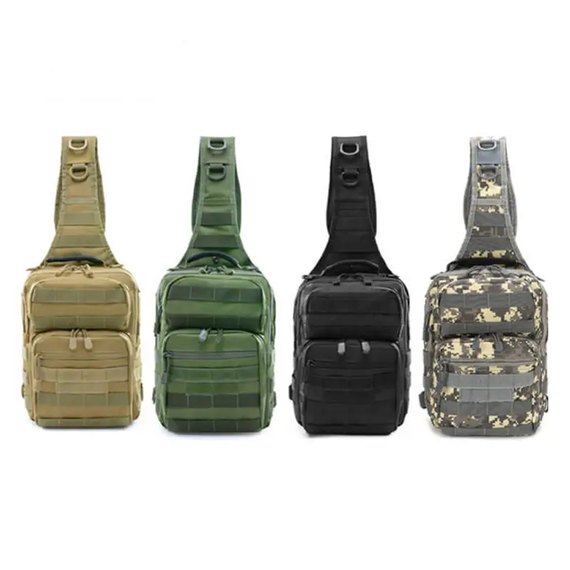 Тактическая сумка через плечо Smartex 3P Tactical 12 ST-102 khaki (ST159), Цвет: Хаки, изображение 4