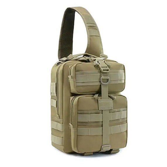 Тактическая сумка через плечо Smartex 3P Tactical 15 ST-089 khaki (ST216), Цвет: Хаки, изображение 2