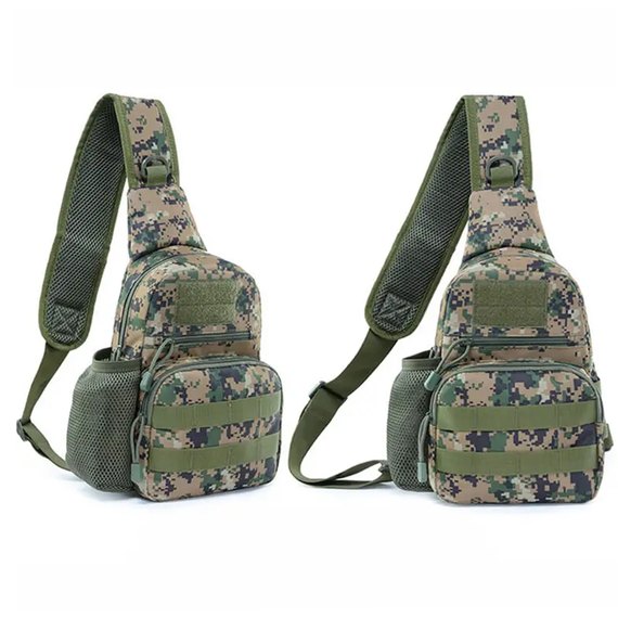 Тактическая сумка через плечо Smartex 3P Tactical 3 ST-055 jungle digital camouflage (ST223), Цвет: Пиксель, изображение 3