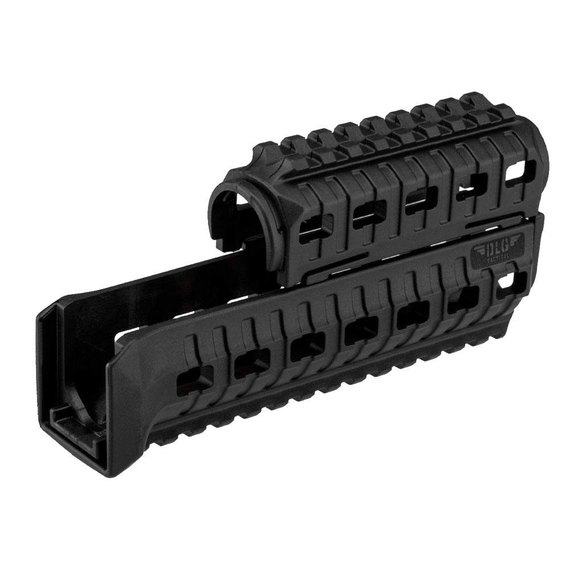 Цевье DLG Tactical для АК-47/74 c 2-мя планками Picatinny + слоты M-LOK (DLG-099), Цвет : Чёрный, изображение 2