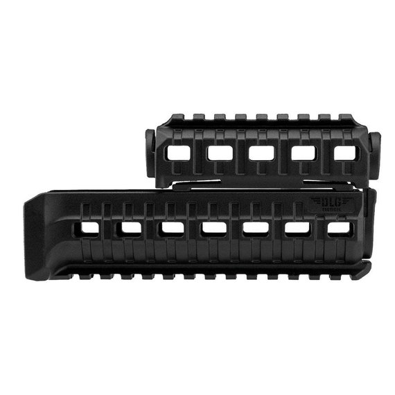Цевье DLG Tactical для АК-47/74 c 2-мя планками Picatinny + слоты M-LOK (DLG-099), Цвет : Чёрный, изображение 5