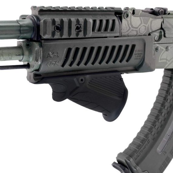 Передняя рукоятка-упор DLG Tactical горизонтальная на Picatinny черная (DLG-049), Цвет : Чёрный, изображение 5
