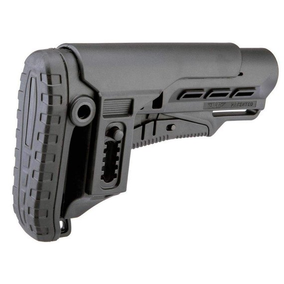 Приклад DLG TBS Tactical PCP Mil-Spec с регулируемой щекой, черный (DLG-087/052), изображение 2