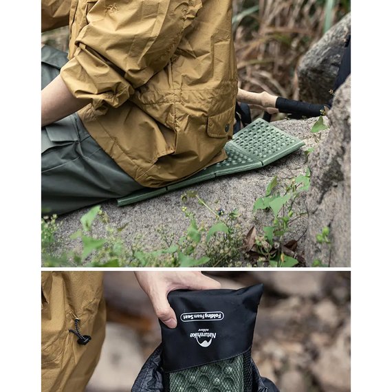 Сидушка Naturehike Outdoor 2020 с чехлом NH20PJ025 khaki (6927595767849), Цвет: Хаки, изображение 2