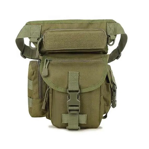 Сумка на ногу Smartex 3P Tactical 10 ST-1003 army green (ST185), Цвет: Зелёный, изображение 3
