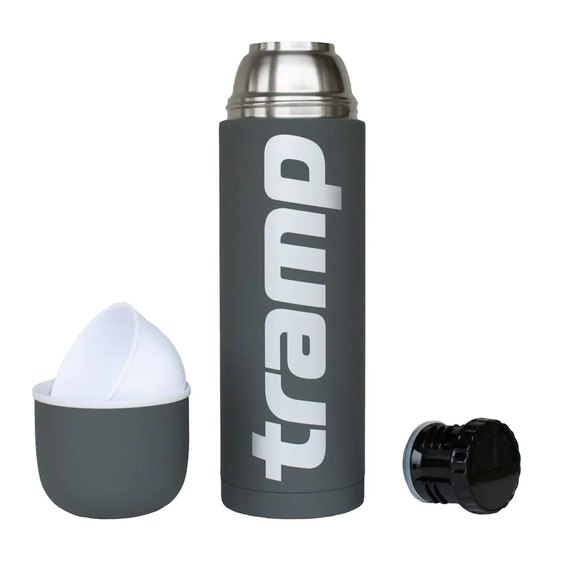 Термос Tramp Soft Touch 1.0 л серый UTRC-109-grey, изображение 3