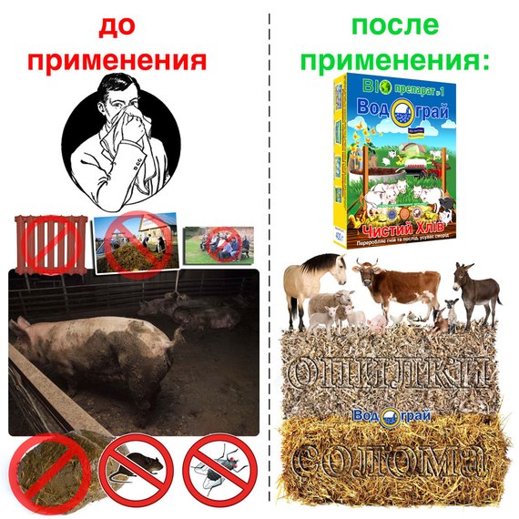 Биопрепарат Водограй Чистый Хлев для переработки навоза и помёта 200 г, Вес, г : 200 г, Гарантийный срок хранения: 3 года, изображение 2