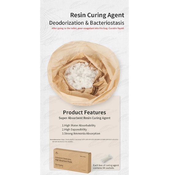 Коагулянт абсорбирующий Naturehike Urine coagulants NH22SJ00B (6927595700730), изображение 2